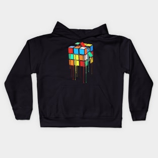 Dripping Rubic Kids Hoodie